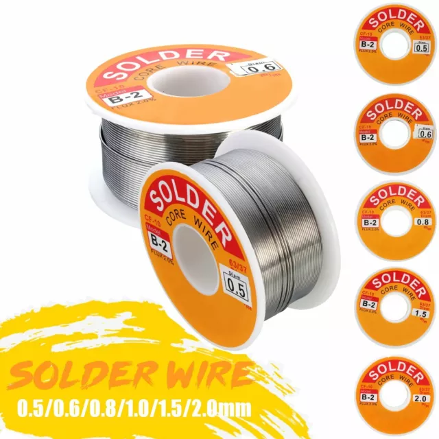 63-37 Tin Lead Rosin Core Solder Wire for Electrical Solderding 0.5-2mm 300g QS