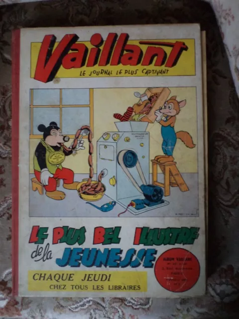 VAILLANT le journal le plus captivant   N° 647 à 658 nouvelle série N° 6   1957