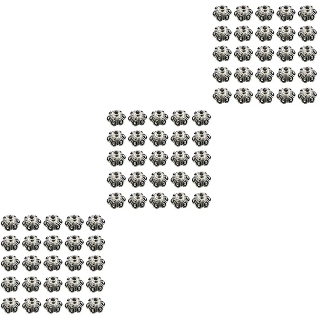 300 Stück Legierung Lily Perle Caps Anhänger Charms Schmuckherstellung Zubehör