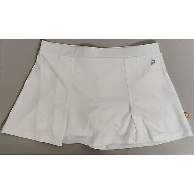 Pure Lime Girls Playtime Back Pleat Skort - White 7-8 Years