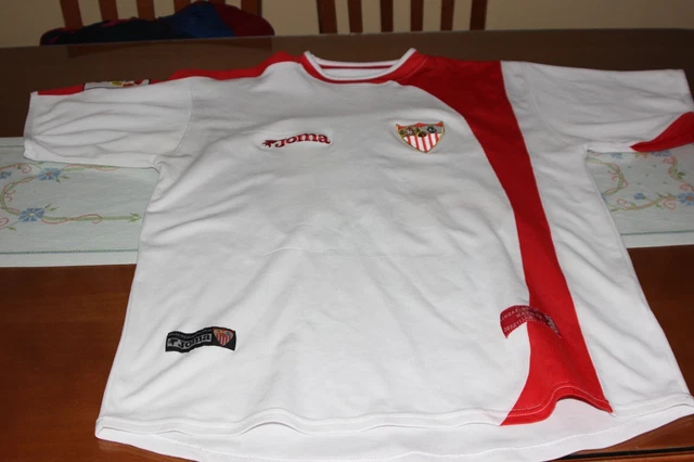 Maillot Officiel Sevilla FC Joma - Taille L - Publicité 12BET - N°10 Luis Fabiano