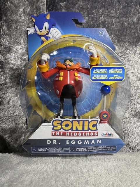 SONIC THE HEDGEHOG Dr Eggman 4” Action Jakks Figure New SEGA Special ...