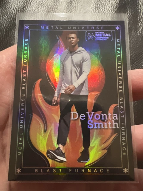 2021 Skybox Metal Universe Champions Blast Furnace #BF-14 DEVONTA SMITH | Eagles