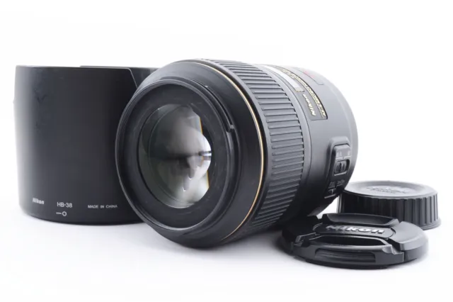 Nikon AF-S 105mm F/2.8 G ED VR N Micro Macro Prime Lens FromJAPAN [Exc++] #619