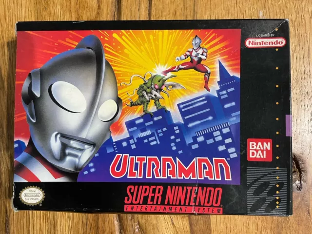 Ultraman Nintendo SNES SNS-UM-USA NTSC Con Scatola No Manuale