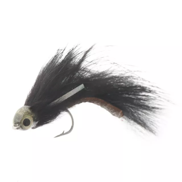 Manic Tackle Project Micro Zonker Streamer Black #8