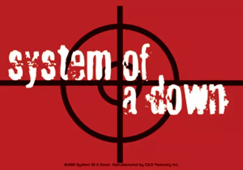 System Of A Down - Target Logo - Sticker 2