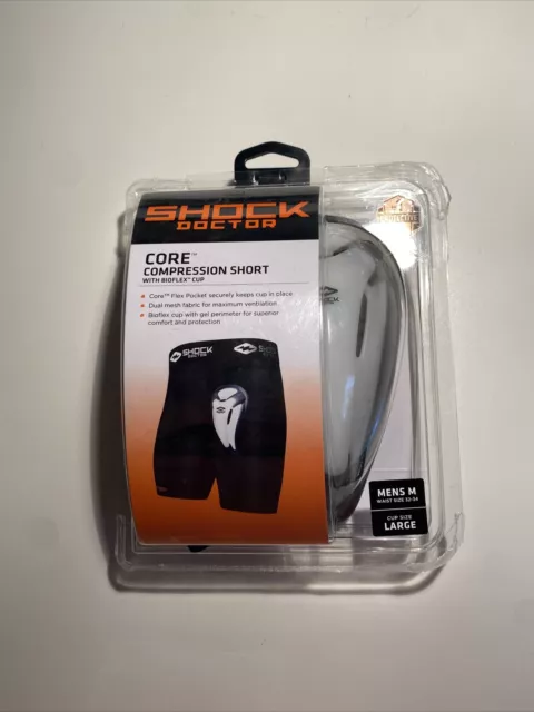 Shock Doctor Core Compression Shorts with Bio-Flex Athletic Cup