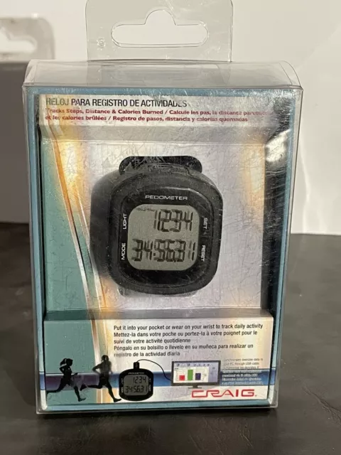 CRAIG Activity Tracker Watch Smart Pedometer Daily Tracks Steps Distance Calorie