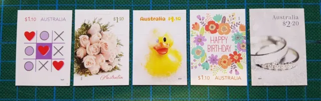 Australia - 2022 Times To Cherish Set Of 5 S/A  Mnh *Free Postage* Ships Now!