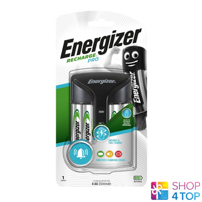 Energizer Pile Recharge Pro Chargeur Pour AAA Aa & 4 Piles Aa 2000mAh Neuf