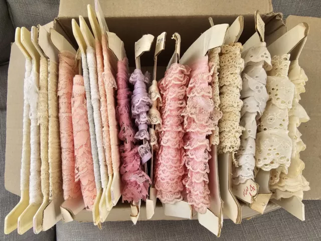 Bulk Lot Vintage Lace on Cards