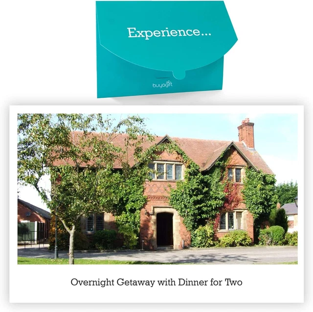 Buyagift Overnight Getaway with Dinner for Two & Breakfast Options across UK