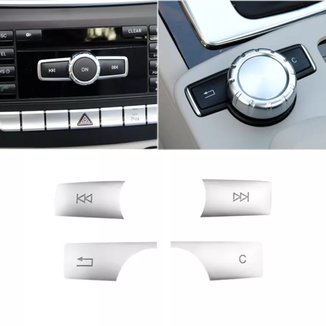 Zentrale Multimedia-Tastenabdeckung für Mercedes Benz C-Klasse W204 2007–2014
