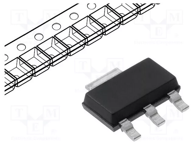 Transistor: Npn SOT223 BCP56-10T1G Npn Smd-Transistoren Bipolaire 1A 1W 60V