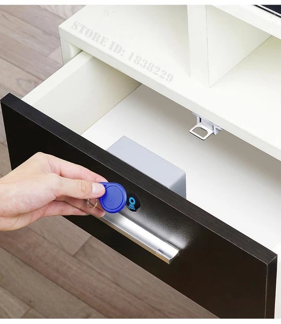 Electronic Invisible Cabinet Door Drawer Locker Sensor Keyless Locks Rfid Lock R