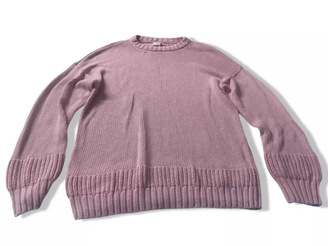 Vintage Girl zara knitwear pink winter sweater 13-14 years|L 27 W19|Vietnam Made