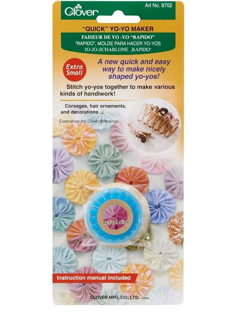 Faiseur De Yo-Yo Rapido Clover - Outil à Pompons 30mm & 45mm - Neuf