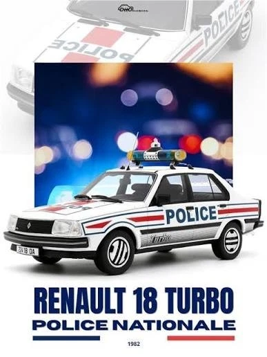 Renault 18 Turbo Phase 1 Otto Mobile – Échelle 1/18 – Modèle De Collection En Boîte