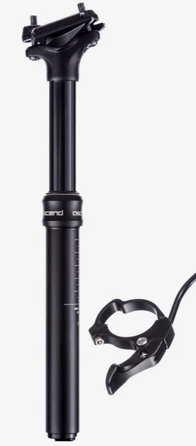 ASCEND CX-01 CX Dropper Seatpost Black 27.2mm x 350mm 85mm