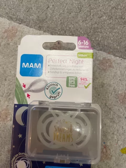 ✨NEU! MAM Schuller Perfect Night 6-16 leuchtet sehr dünn „Sweet dreams“✨