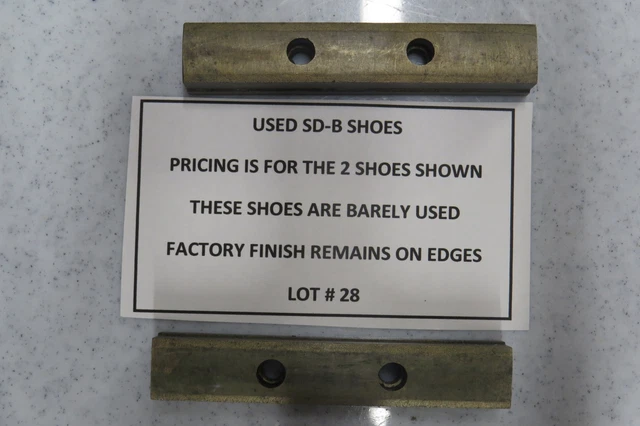 Sunnen Sd-B Shoes For P28 Mandrel -   Package Of 2 - Very Little Use - Lot #28