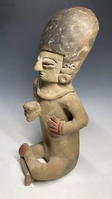 Vintage Pre-Columbian Terracotta Pottery Statue Figurine Figure Folk Art