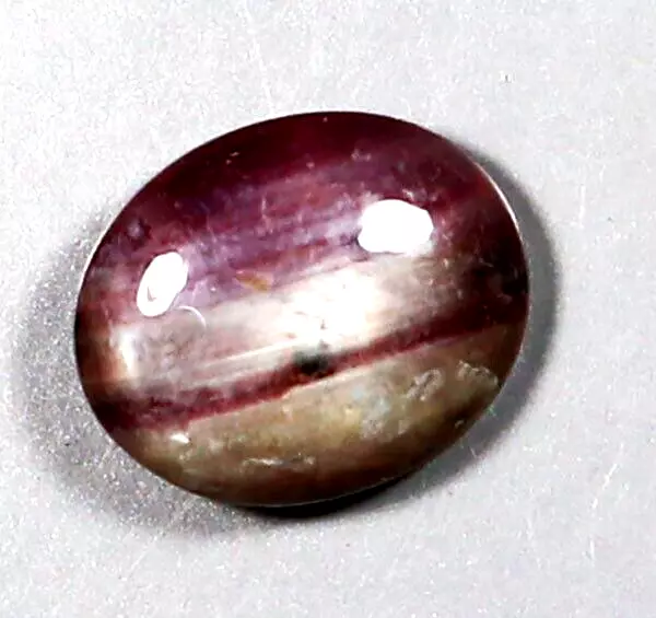 Natural Red Ruby Star Lined Design 5.05 Cts Cabochon Loose Gemstone Faceted Gift