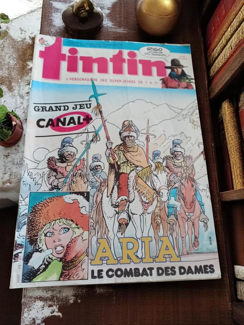 Magazine Tintin Vintage - Édition Ancienne Collector Illustrée