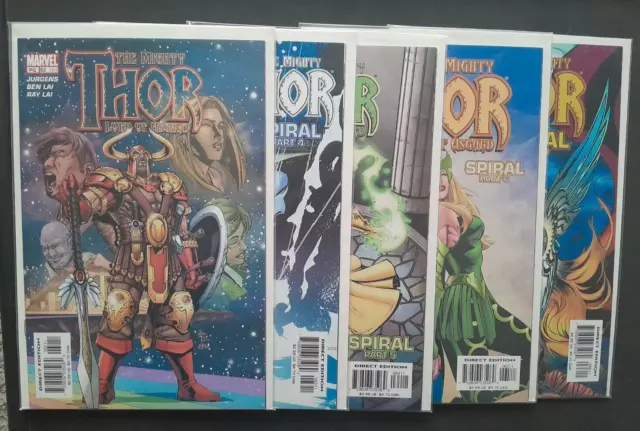 The Mighty Thor Vol 2 #62  #63 #64 #65 #66 All 9.4 All NM Or Better