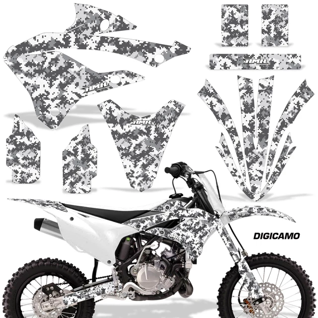 Dirt Bike Adesivi Kit Grafica Adesivo Per Kawasaki KX85 & KX112- 22 -a DCamo W