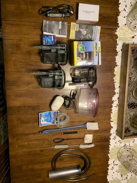 Aquarium / Fish Tank Starter Kit Extravaganza (New and Used Items) $400 value