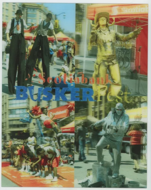 Scotiabank Buskerfest Toronto Custom-made Lenticular 3-D Picture 8x10 inch