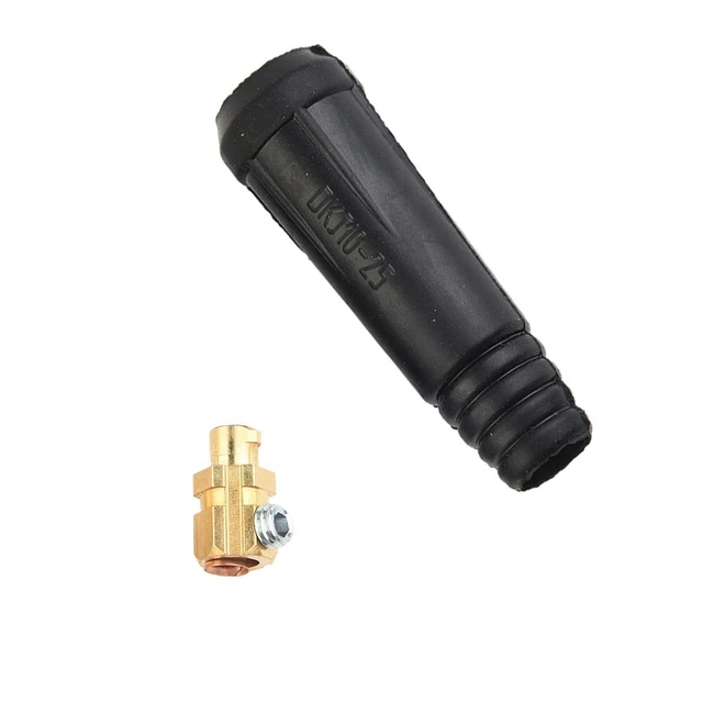 Conector de panel de cable de soldadura TIG de 200 amperios de alta resistencia DKJ10 25 euros estilo