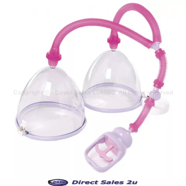 Breast Pump Enlarger Developer Double Vacumn Cups Twin Cup Easy Grow BNIB