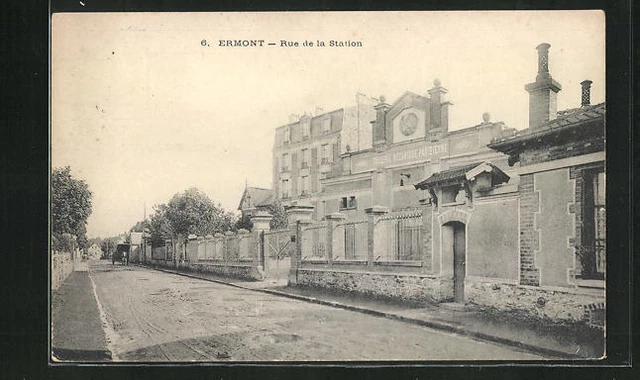 CPA Ermont, Rue de la Station