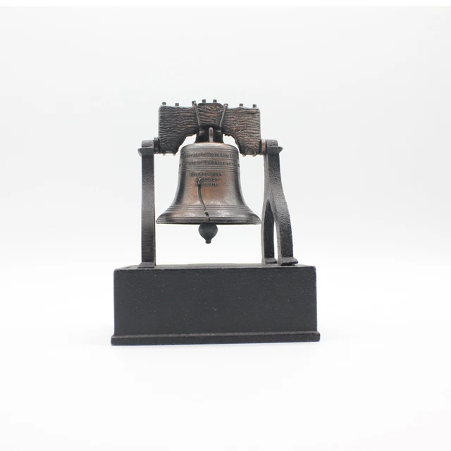 1776-1976 Cast Iron Bicentennial Liberty Bell Promotional Coin Bank