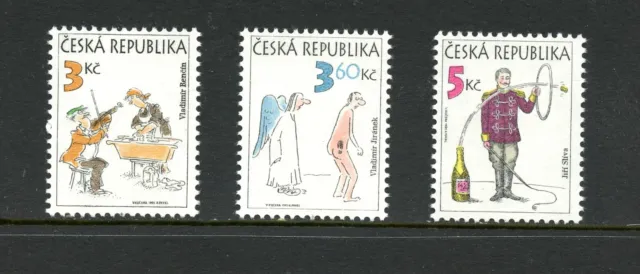 O242 Tschechisch Republik 1995 Cartoons 3v. MNH