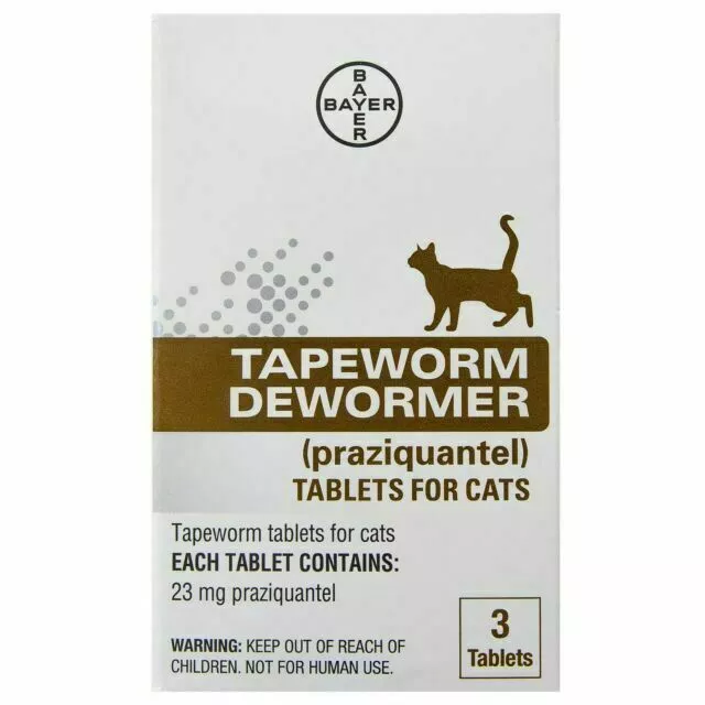 Bayer 85436708 Tapeworm Dewormer for Cats 6 Weeks and Older - 3