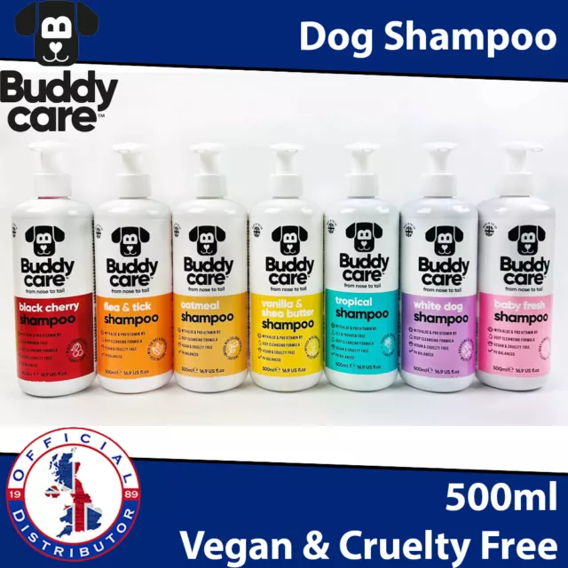 Buddycare Pet Dog Shampoo - 500ml Professional Moisturizing & all Natural