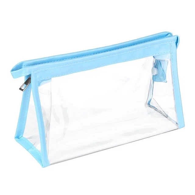 Fermeture éclair Stockage cosmétique Pochette de maquillage Trousse Stylo Sac 3