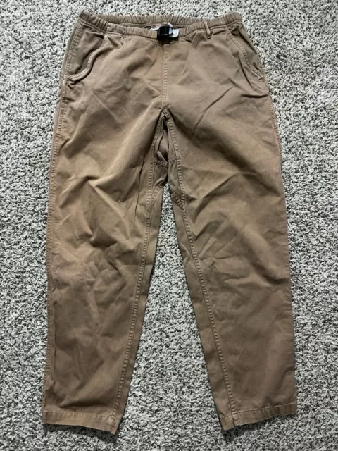 Gramicci Belted Pants Mens Medium Elastic Waist Pull On Outdoors Hiking