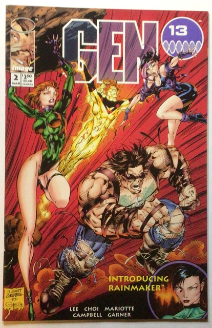 Comic Book - 1st Print - Gen13 #2 - Mar 1994 - Image Comics - Uncertified - VF-