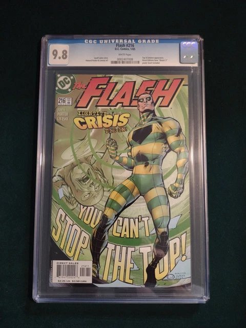 Flash 216 CGC Universal Grade 9.8 NM/MT DC comics '05 white pages Johns & Porter