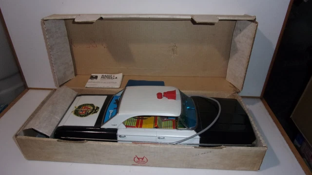 Mercedes Police GAMA DP.Nr 802922 - Tôle 23 Cm - Allemagne Ouest + Boîte