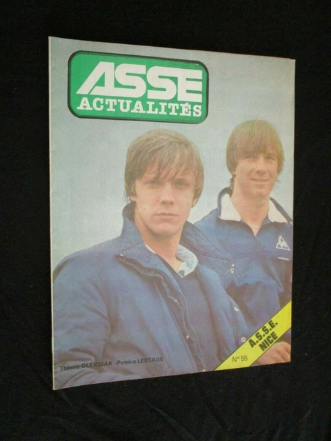 Programme Match RC Lens OGC Nice – 25/03/1987 – Sang Et Or N°15 – TRÈS BON ÉTAT