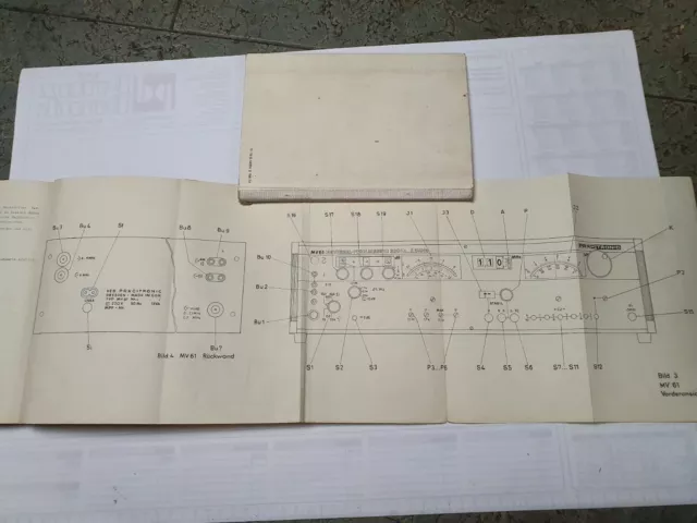 Bedienungsanleitung Manual Universal Pegelmesser MV61 Präcitronic 3