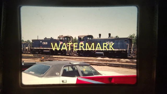 Ee10 Train Engine Locomotive 35Mm Slide Railroad Mopac1519 1368 1984
