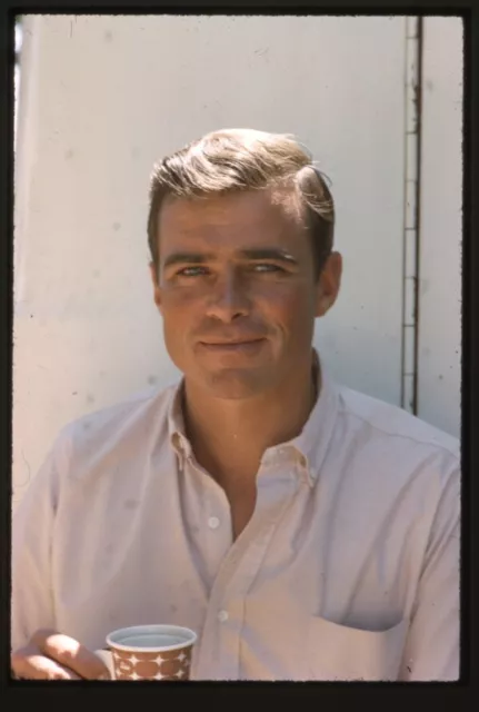Glenn Corbett Route 66 TV Star 1963 Photo Shoot Original 35mm Transparency