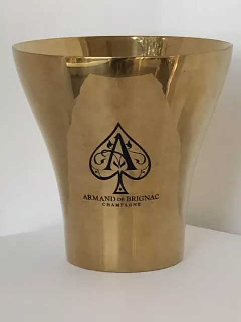 RARE superbe SEAU A CHAMPAGNE de la Maison ARMAND DE BRIGNAC couleur OR